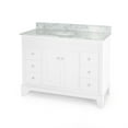 thumbnail image 7 of GDF Studio Neil Contemporary 48" Wood Single Sink Bathroom Vanity W/ Marble Counter Top, 7 of 7