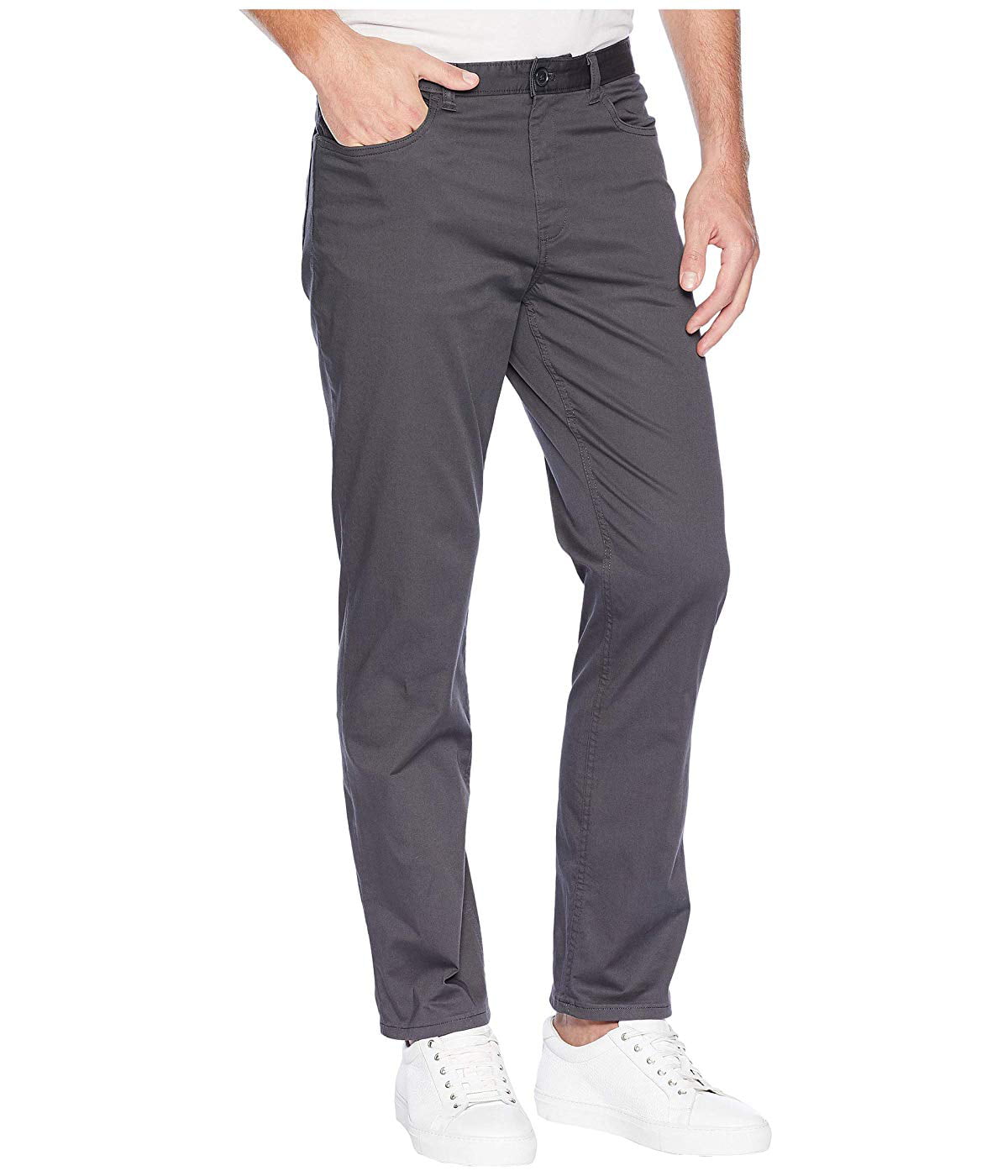 Calvin Klein Men's Authentic 5 Pocket Pants - Slim Fit, Asphalt, 36X34 -  