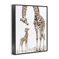 thumbnail image 3 of Stupell Industries Baby Giraffe Calf Black Framed Giclee Art design by Ramona Murdock, 14 x 11, 3 of 8