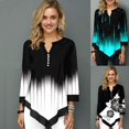 thumbnail image 2 of Blusa de talla grande con cuello suelto V P-5Xg para mujer ropa mujerpangjing, 2 of 4