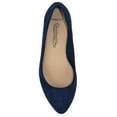 thumbnail image 2 of Hold Navy Blue Suede City Classified Women Casual Wide Width Fit Flat Office Shoes Pointy Toe 7, 2 of 2