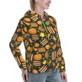 thumbnail image 6 of Sikiie Autumn Harvest Pumpkin Basket Women's Casual Hoodies Long Sleeve Lightweight Pullover Tops Loose Sweatshirt-XX-Large, 6 of 7