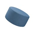 thumbnail image 1 of facefd Ottoman Slipcovers Round Ottoman Footstool Cover Removable Blue, 1 of 5