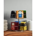 thumbnail image 7 of Nifty Solutions Tea Bag Spinning Carousel – 6 Compartments, 60 Tea Bags Storage, Chrome, 7 of 7