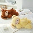 thumbnail image 1 of Plush Storage Box Coffee Brown Hanging Tissue Box Storage Bag Soft Car Mounted Home Organizer for Birthday Party Gifts(1Pcs) Rkxzt, 1 of 8