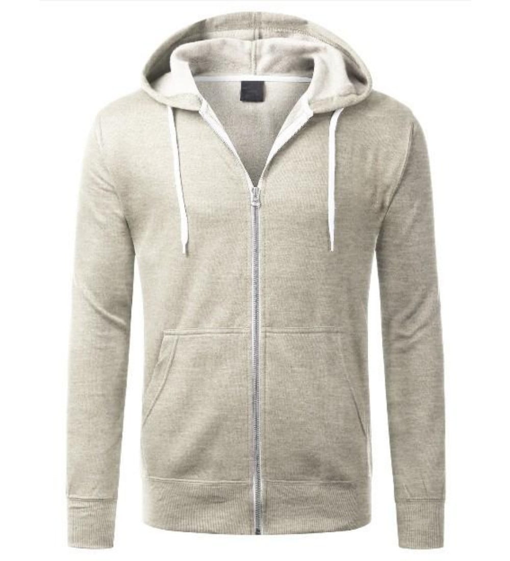 Hawks Bay Hawks Bay Men's Zip Up Fleece Hoodie Soft Touch Finish 2