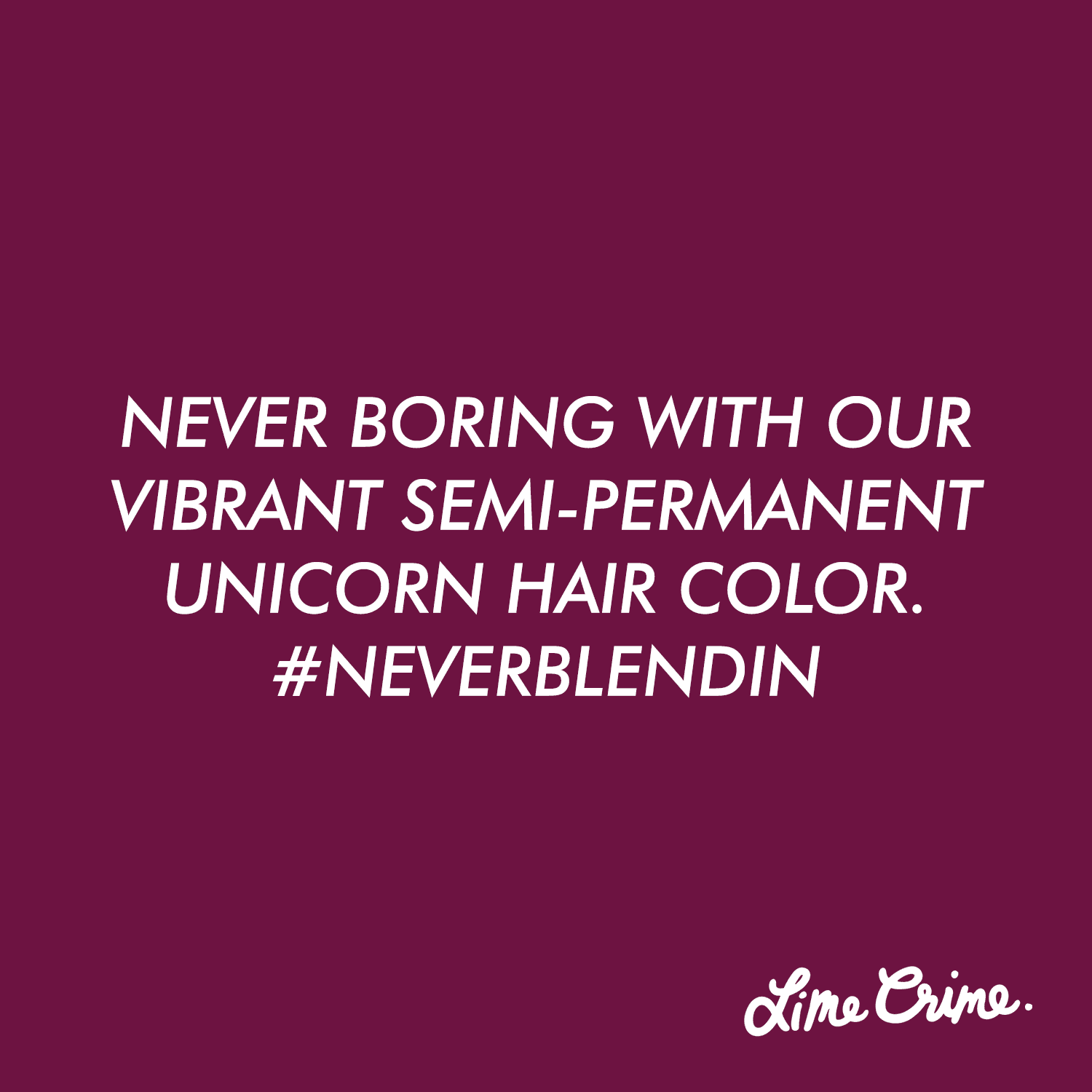 Lime Crime Unicorn Hair Dye, Chocolate Cherry, Full Coverage, Semi-Permanent, Vegan, 6.76 oz
