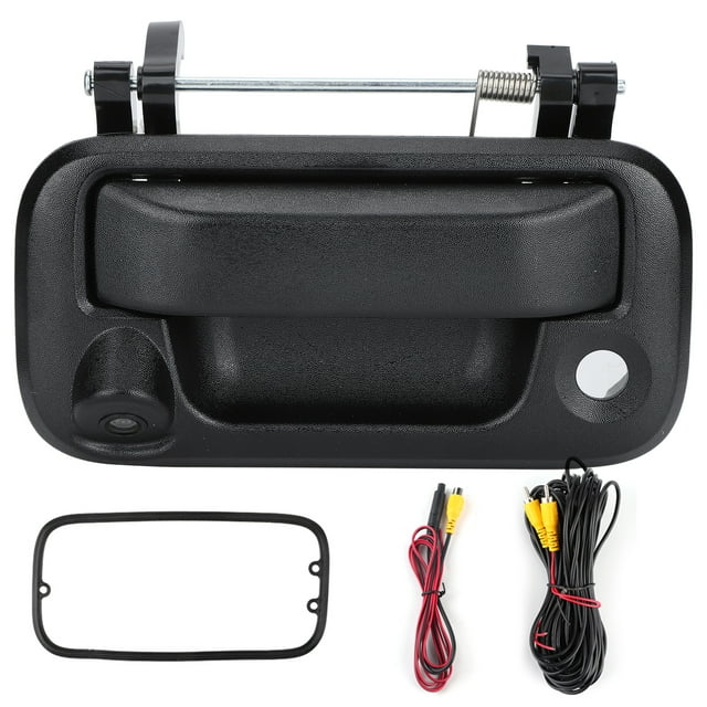 Manija de puerta trasera de maletero, cámara de visión trasera, monitoreo inverso, compatible con Ford F150/F250 /F350/F450/F550 Jadeshay A