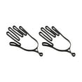 thumbnail image 2 of S SERENABLE 2 Pcs Support de Gants de Golf pour Hommes Femmes Extérieur Noir, 2 of 9