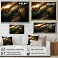 thumbnail image 4 of Designart "Surfers Paradise Wave Photo III" Nautical & Beach Floater Framed Wall Art Print, 4 of 7