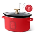 thumbnail image 3 of Beautiful 6 Qt Programmable Slow Cooker, Tomato Red by Drew Barrymore, 3 of 15