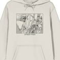 thumbnail image 2 of Attack On Titan Titans vs. Humans Artwork Adult Natural Hoodie-Small, 2 of 3