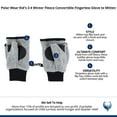 thumbnail image 4 of Polar Wear Kid's 2-4 Winter Fleece Convertible Fingerless Glove to Mitten, 4 of 4