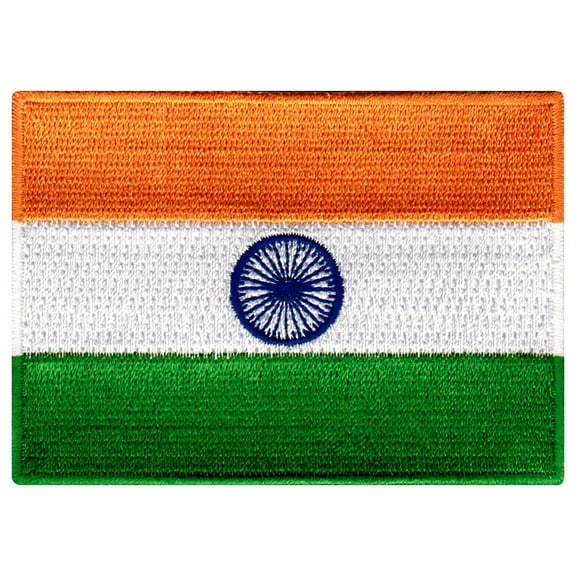 India Flag Embroidered Iron-on Patch