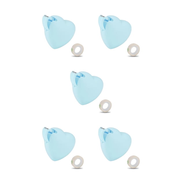 Vogacara 1 pieza de cinta adhesiva Washi, organizador de extensiones de pestañas, papelería, escritorio ligero, oficina, escuela, hogar, Azul 5piezas