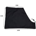 thumbnail image 2 of Low Price Wholesale Electric Leaf Blower Bag, Vacuum Shredder Bag compatible with Leaf Blower Vacuum Zipper Bag,black,44*35*60cm, 2 of 5