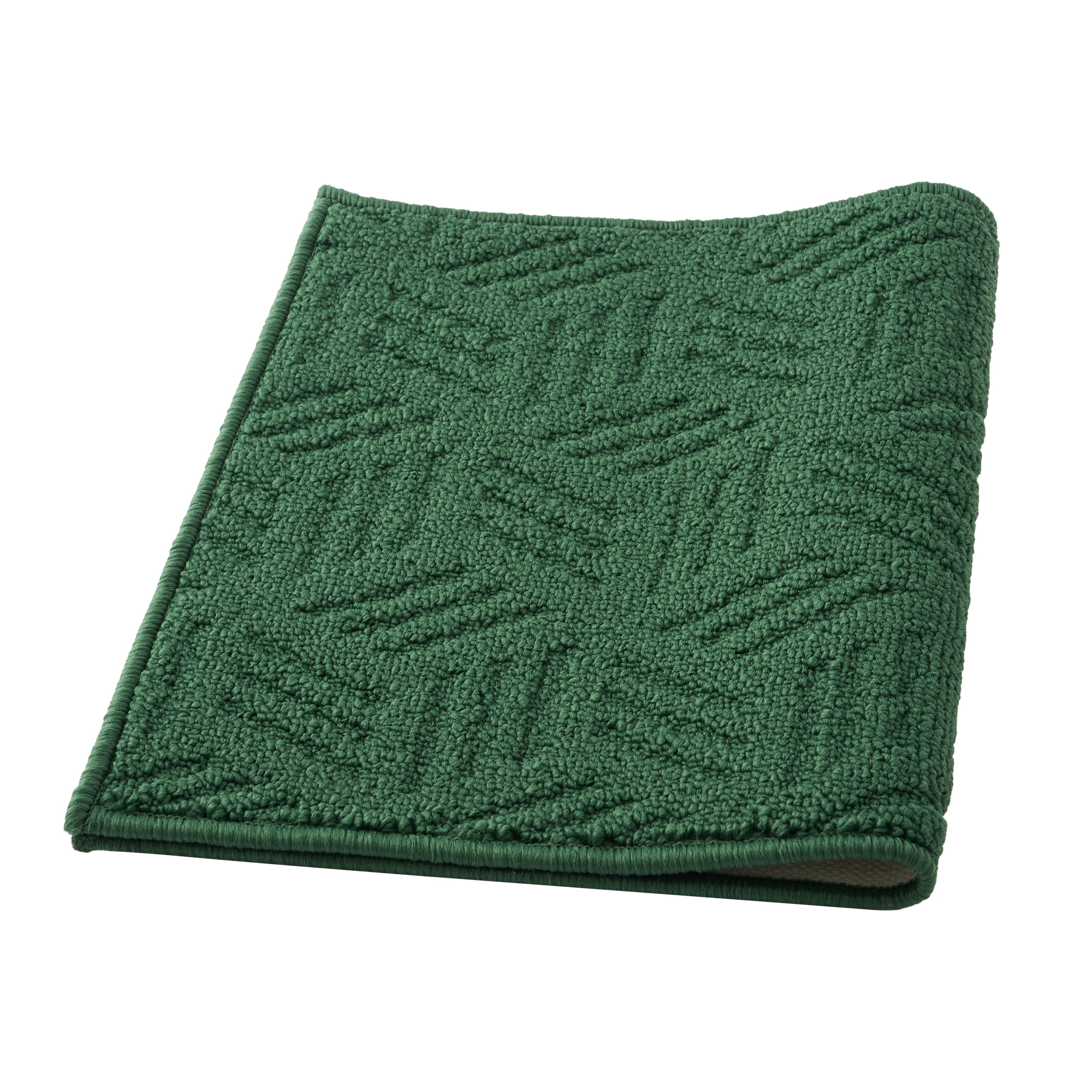 Mainstays Solid High Low Loop Kitchen Mat 18"x 27" Sage Green