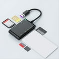 thumbnail image 3 of Rollbacks & More USB 3.0 Multi Card Reader 6 in 1 Smart/MS/M2/TF/SIM/SD Picture USB3.0, 3 of 8