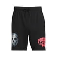 thumbnail image 5 of Friday the 13th Men's & Big Men's Friday Text Graphic Jogger Shorts, Size XS-3XL, 5 of 5