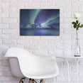 thumbnail image 5 of Luxe Metal Art 'Northern Lights In The Lofoten Islands Norway 1' by Luxe Portfolio, Metal Wall Art, 24"x16", 5 of 8
