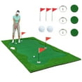 thumbnail image 1 of Costway 10 x 5 FT Golf Putting Green Professional Golf Training Mat with 2 Golf Balls, 1 of 7