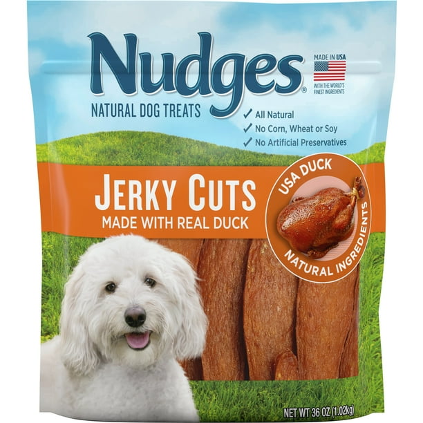 Blue Buffalo Nudges Jerky Cuts Natural Dog Treats, Chicken and Duck