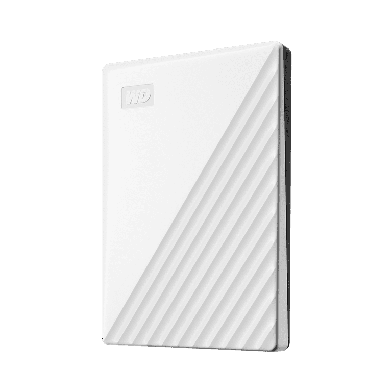 WD Hard Portable - Drive, 2TB My External Passport, White WDBYVG0020BWT-WESN