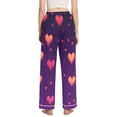thumbnail image 3 of FORMRS Women's Pajama Pants with Pockets Soft Comfy Loungewear Sleep Bottom, Sizes S-2XL, Love in The Clouds, 3 of 8