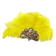 thumbnail image 5 of Tocado de plumas, diadema, accesorio decorativo para el cabello, banda para el cabello Amarillo brillante, 5 of 9