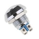 thumbnail image 3 of Interruptor de botón pulsador momentáneo Cola Paquete de tres Color Plateado Y Negro, 3 of 8