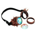 thumbnail image 4 of Steampunkn Glasses Goggle with Rainbow Crystal Glass Lens, 4 of 5