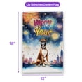 thumbnail image 5 of Happy New Year with Boxer Fireworks Holiday Xmas Winter 2025 Garden Flag 12x18in Double Sided Boxers Dog Lover Gifts Idea Outdoor Decor - 00025, 5 of 5