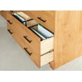 thumbnail image 4 of Linon Vikki 3-Drawer Bookcase Chest, Rustic Honey, 4 of 18