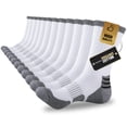thumbnail image 1 of Calcetines COOVAN para hombre, algodón, redondos, que absorben la humedad, 6 pares, 1 of 7