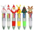 thumbnail image 7 of LHWEN Christmas Cartoon Pens 4 Color Ballpoint Pen Snowman Santa 8ML Quick-Drying Ink Non-Refillable Writing Color Pen Student Gift Perfect for Christmas Birthday Mother's Day Easter Valentine's, 7 of 7