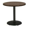 thumbnail image 4 of KFI Studios Mode 3' Round Counter Height Dining Table, River Cherry, Silver Base, 4 of 6