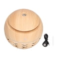 thumbnail image 1 of Humidificador de aire de 130 ml, humidificador de grano de madera para aromaterapia USB con luz LED de 7 colores 5V 1A, 1 of 5