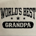 thumbnail image 2 of CafePress - World's Best Grandpa Cap - Adjustable 100% Brushed Unisex Casual Cotton Baseball Cap, Beige, 1, 2 of 2