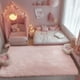 thumbnail image 5 of Alfombra PAGISOFE, rosa y esponjosa, para dormitorio de niñas, 160 x 230 cm, 5 of 7