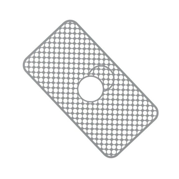 Silicone Sink Mat, Collapsible Non-Slip Sink Mat,Sink Mat for Sink, Grey