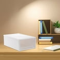 thumbnail image 6 of Hovmgk Desktop Storage Drawer Organizer, Clear Plastic Storage Box, Multi-Purpose Drawer for Office and Stationery, Stackable Storage Cabinet for Lingerie, Cosmetics, and Small Items, 6 of 6