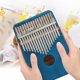 thumbnail image 3 of Piano de pulgar, 17 teclas Kalimba Caoba EQ Kalimba Key Thumb Piano Top of the Line, 3 of 8