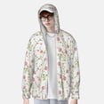 thumbnail image 2 of Vsdgher Roses Imprimé Fleurs Sweat à Capuche Adulte pour Hommes Femmes, Manches Longues Protection Solaire Chemises de Pêche pour Course Natation-3TG, 2 of 7