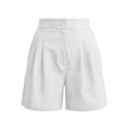 thumbnail image 7 of GUACER Shorts for Women Elastic Waisted Pleated Dressy Shorts with Pockets Casual Loose Wide Leg Shorts, 7 of 7