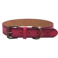thumbnail image 1 of Leather dog collar adjustable durable pet dog collar, 1 of 5