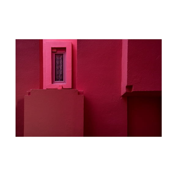 Trademark Fine Art Linda Wride Muralla Roja 13 Canvas Wall Art