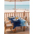 thumbnail image 2 of Outdoor Tablecloth with Umbrella Hole for Patio/Picnic/Party/Camping, Coastal Starfish Waterproof Table Cloth Rectangle Table Cover Washable, Nautical Beach Ocean Creature Wood Plank (60"x 84"), 2 of 8