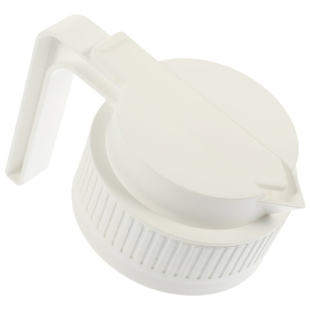 Mason Jar Lid with Handle Practical Mason Bottle Cover Plastic Mason Jar Cover Antileak Lid