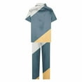 thumbnail image 4 of UAMVSH Pajamas Set for Women Short Sleeve Sleepwear Soft Button down Shirt with Long Pants Pj Lounge Sets, 4 of 6
