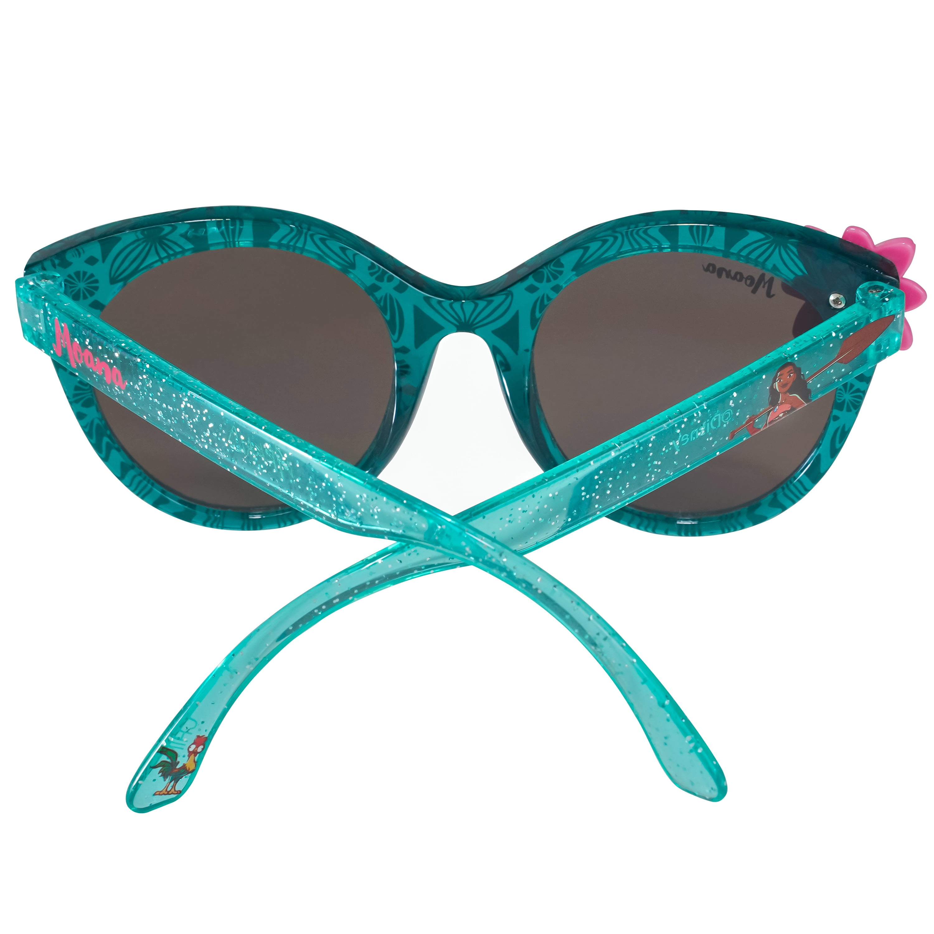 Disney Moana Blue Glitter Cateye Kids Sunglasses - Walmart.com